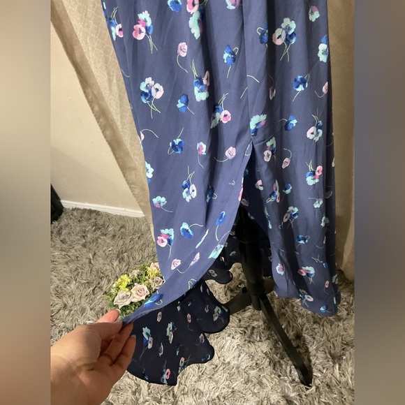 Gap Floral Ruffle Wrap Midi Skirt - Picture 3 of 10